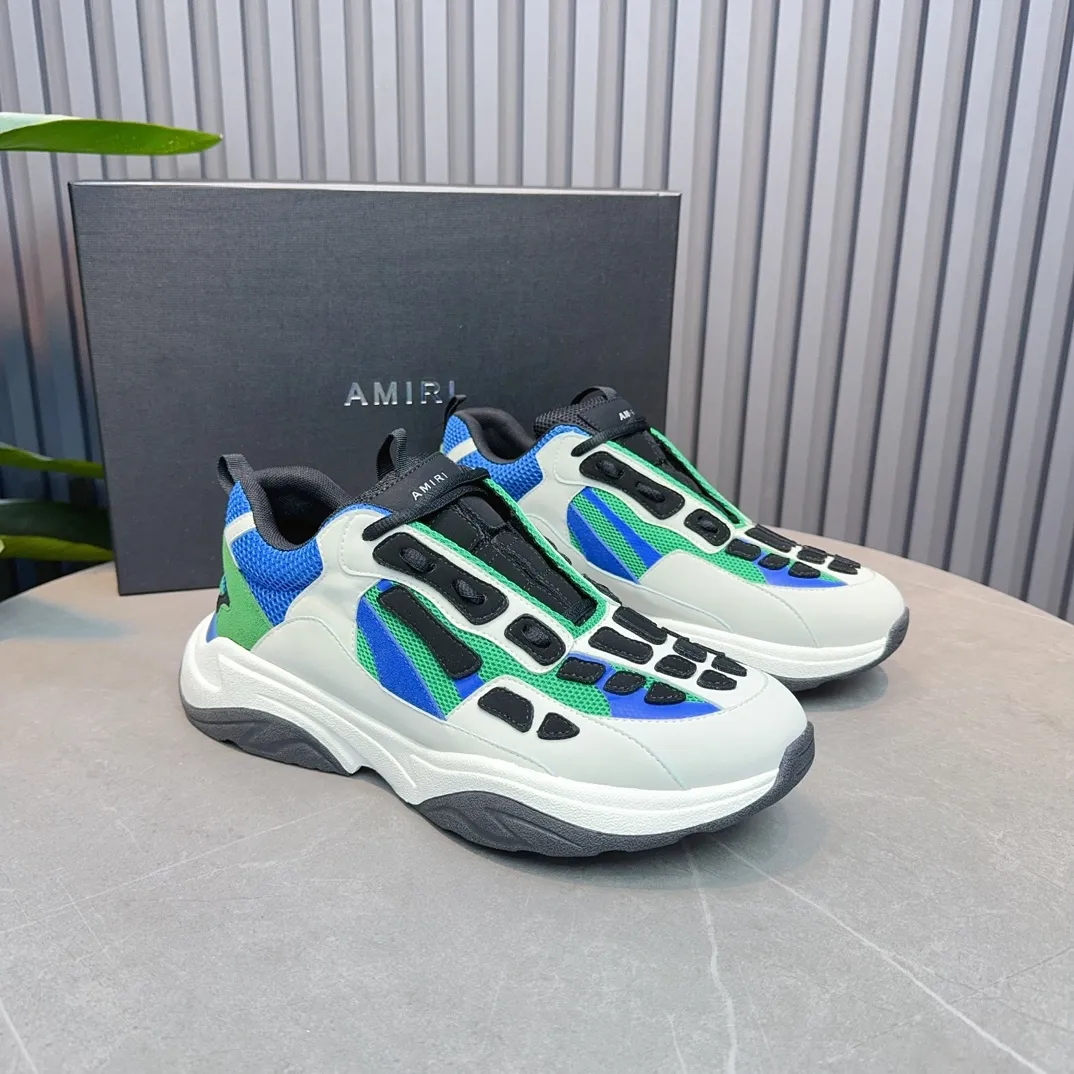 Men's shoes 💰740💰 AMIRI AMIRI fashion brand hot sale 🔥 Available all year round ✅ Official website synchronization Imported fabrics 1⃣️ vs 1⃣️ replica, original factory special original sole, 38-45 (38.45. Non-refundable)